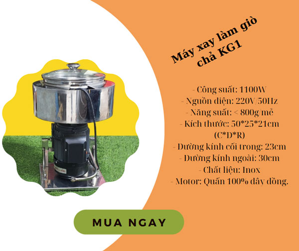 Máy xay làm giò chả KG1 
