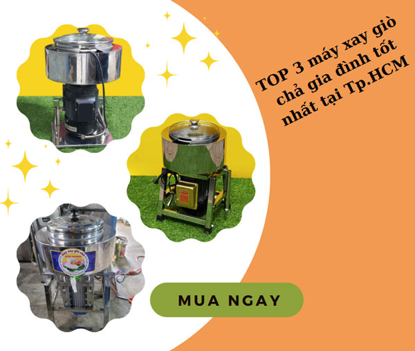 TOP 3 máy xay giò chả gia đình tốt nhất tại Tp.HCM