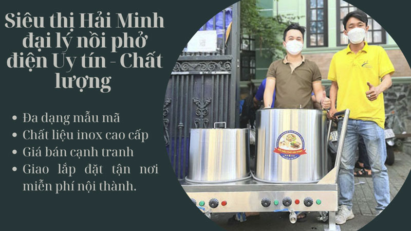 Tại sao nên mua nồi nấu phở tại siêu thị Hải Minh