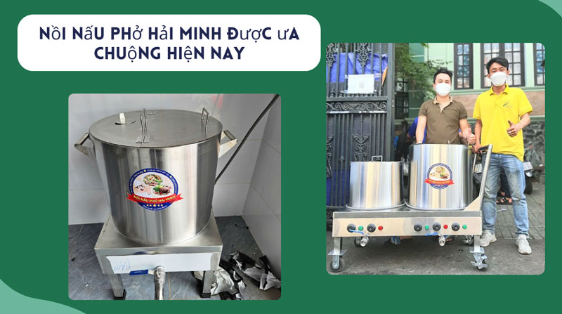 Nồi nấu phở Hải Minh chất lượng