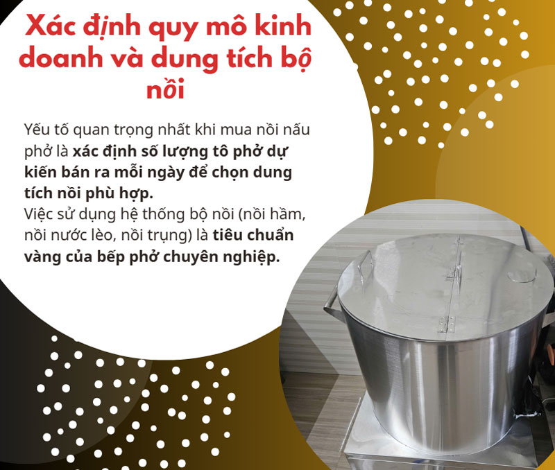 Kinh nghiệm mua nồi nấu phở cho người mới bắt đầu kinh doanh