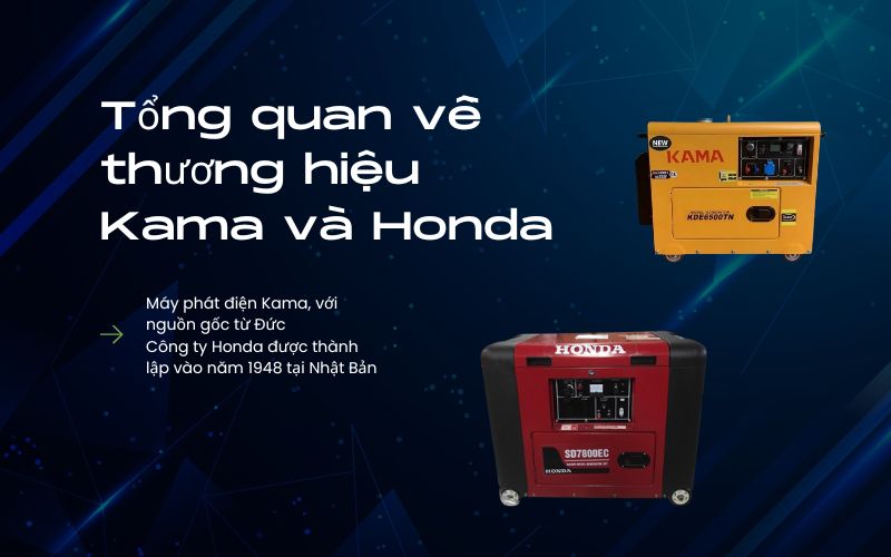 Tổng quan về thương hiệu Kama và Honda