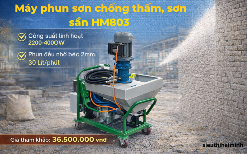 Máy phun gai, phun sần HM803