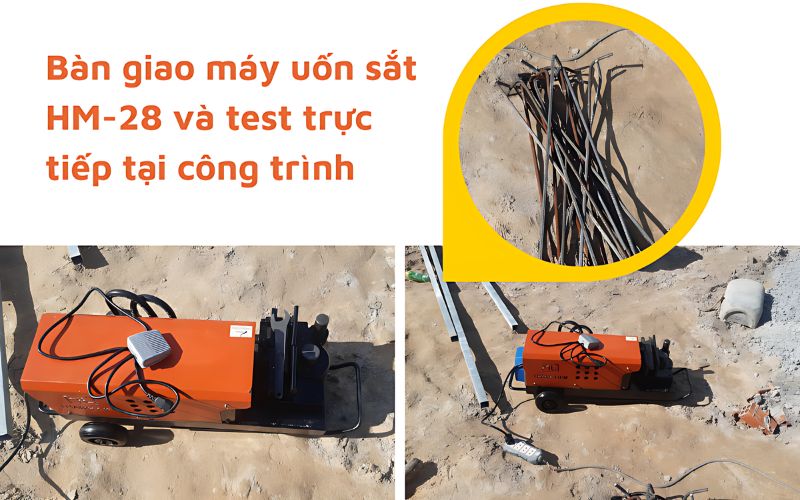 Ưu điểm của máy uốn sắt HM-28 một đầu