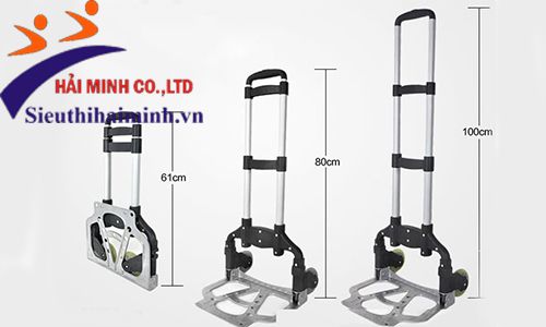 Các mức chiều cao của xe đẩy hàng NiNDA NDX-60