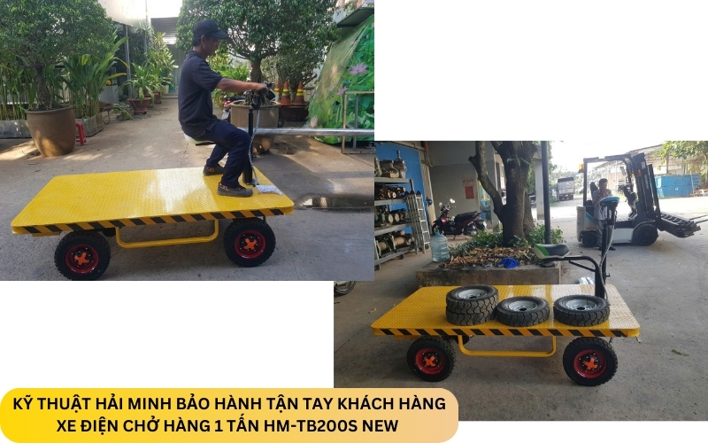 Xe điện chở hàng 1 tấn HM-TB200S NEW