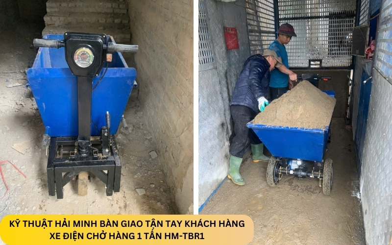 Xe điện chở hàng 1 tấn HM-TBR1