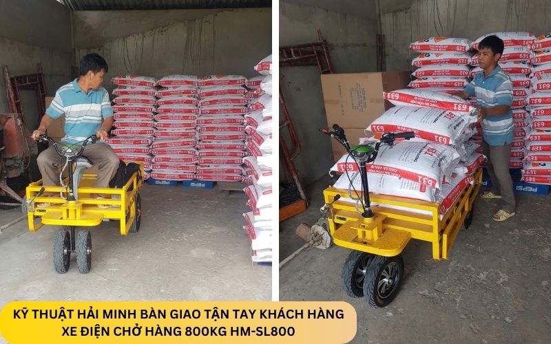 Xe điện chở hàng 800kg HM-SL800