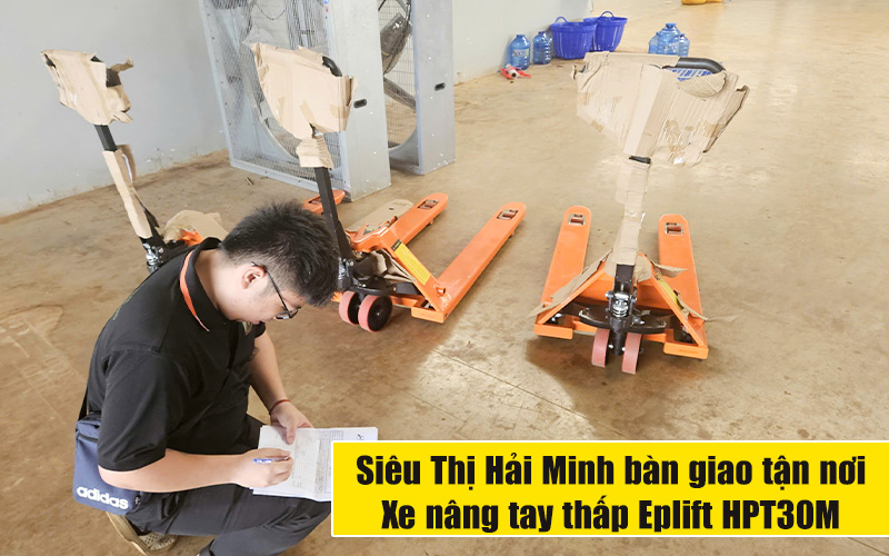  bàn giao tận nơi Xe nâng tay thấp Eplift HPT30M